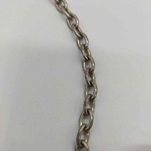 N NUMBER シルバー999 シャックルチェーンブレスレット メンズ
