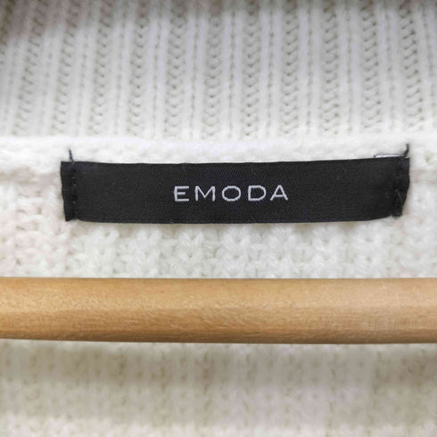 エモダ EMODA スキッパーワイドニット レディース FREE