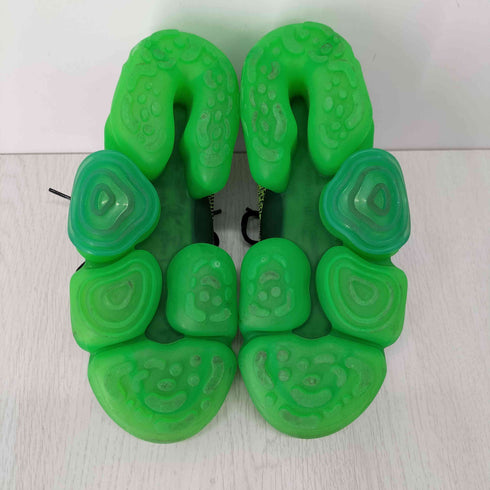 グラウンズ grounds MOOPIE FROST BLACK NEON/FLUO GREEN MATTE ローカットスニーカー メンズ