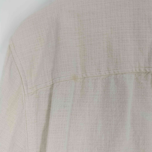 ザラ ZARA ヘンリーネック コットン シャツ メンズ import:M