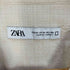 ザラ ZARA ヘンリーネック コットン シャツ メンズ import:M