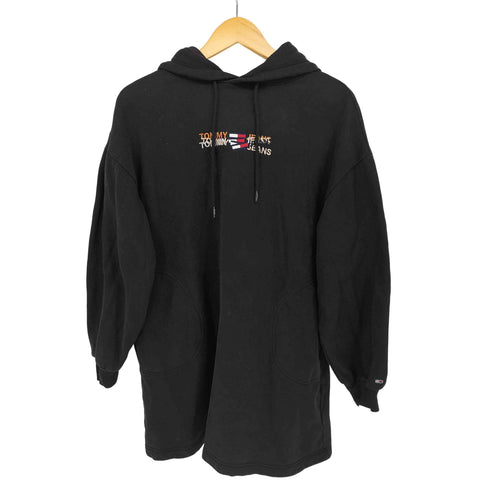 トミージーンズ tommy jeans Overlay Hoodie Dress オーバーレイロゴパーカーワンピース レディース import:S