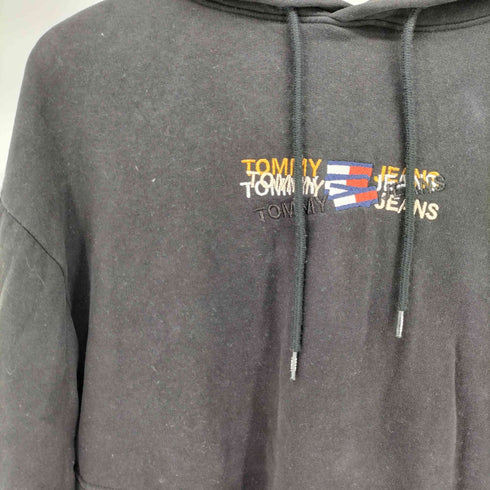 トミージーンズ tommy jeans Overlay Hoodie Dress オーバーレイロゴパーカーワンピース レディース import:S