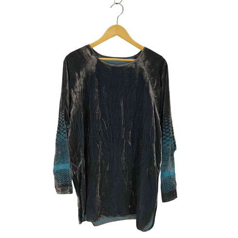 マチュアリー maturely Velvet Opal ベルベット オパール ロングスリーブ長袖カットソー レディース