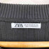 ザラ ZARA コットン リブ編み ニット メンズ import:M