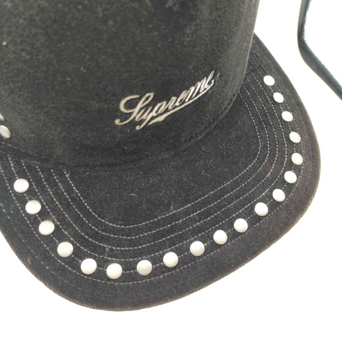 シュプリーム Supreme 21AW Studded Velvet Mesh Back 5-Panel メンズ