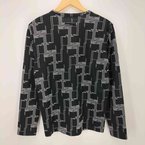 ゴルチエオムオブジェ GAULTIER HOMME objet 90S ジャガード ノーカラー ジップ トラック ジャケット メンズ FREE