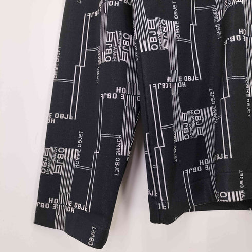 ゴルチエオムオブジェ GAULTIER HOMME objet 90S ジャガード ノーカラー ジップ トラック ジャケット メンズ FREE