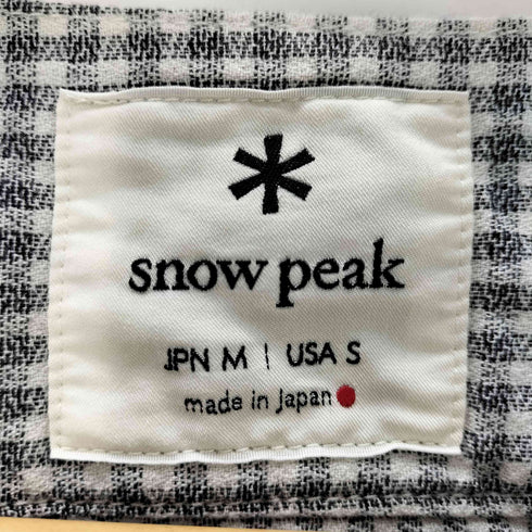 スノーピーク Snow Peak ギンガムチェックシャツワンピース レディース JPN:M