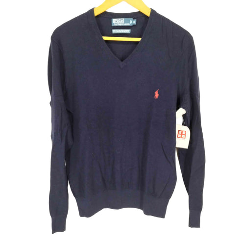 ポロバイラルフローレン Polo by RALPH LAUREN コットンカシミヤvネックニット メンズ m