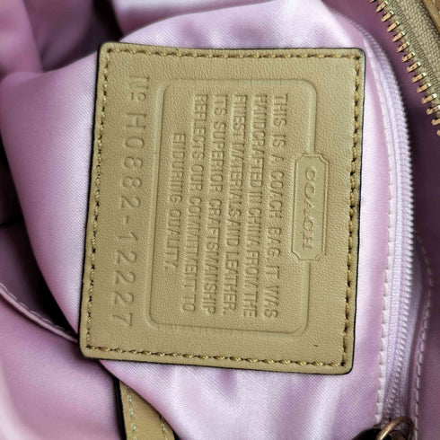 コーチ COACH エルゴシグネチャー プリーテッドホーボー ハンドバッグ レディース