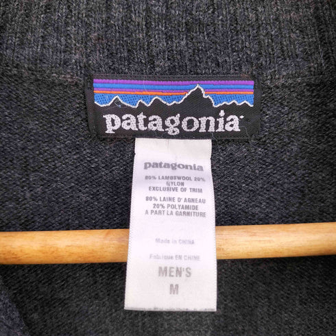 パタゴニア patagonia ウールナイロン ハーフジップ ハイネック ニット メンズ import:M