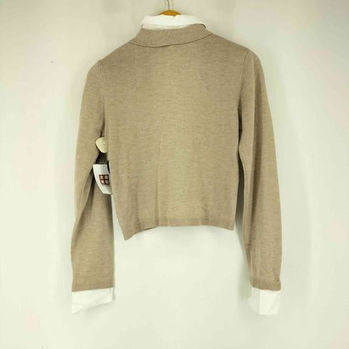 エイミーイストワール eimy istoire 24AW ダブルカラーデザインニット レディース FREE