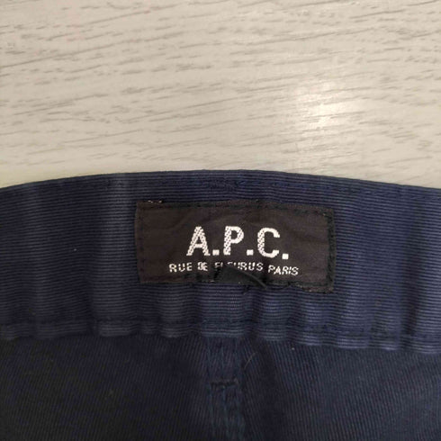 アーペーセー A.P.C. 日本製 90-00s ririジップ コットン ストレートシルエット パンツ メンズ JPN:2