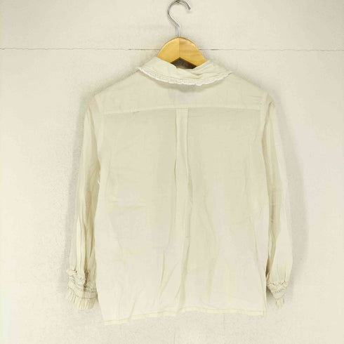 トリココムデギャルソン tricot COMME des GARCONS AD2007 リネン100襟フリルブラウス レディース JPN:M