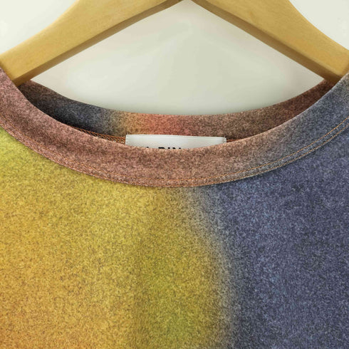 ヘリンドットサイ HeRIN.CYE Blur tee 水彩 クルーネック半袖Tシャツ レディース FREE