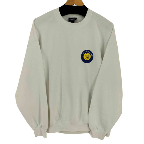 クリークアングラーズデバイス creek anglers device メッセージロゴ クルーネックスウェット メンズ import:XL