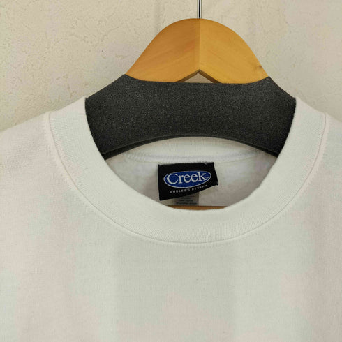 クリークアングラーズデバイス creek anglers device メッセージロゴ クルーネックスウェット メンズ import:XL