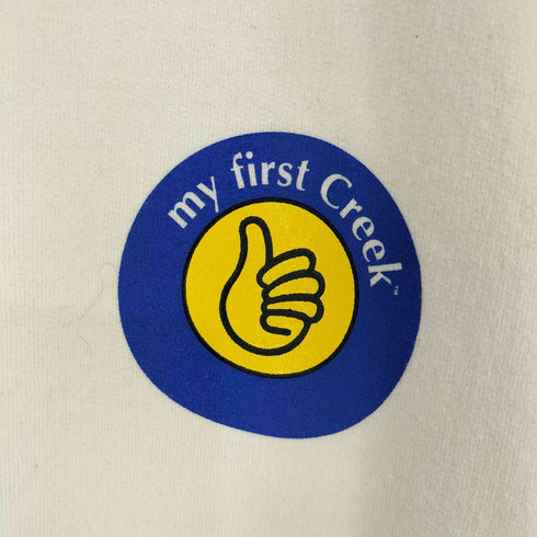 クリークアングラーズデバイス creek anglers device メッセージロゴ クルーネックスウェット メンズ import:XL