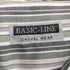 BASIC LINE ストライプシャツ メンズ JPN:L