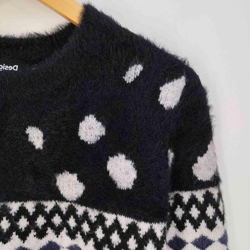 デシグアル Desigual マルチプリント セーター レディース import:XL