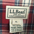 エルエルビーン L.L.Bean 00s マドラスチェック ボタンダウンネルシャツ メンズ XL