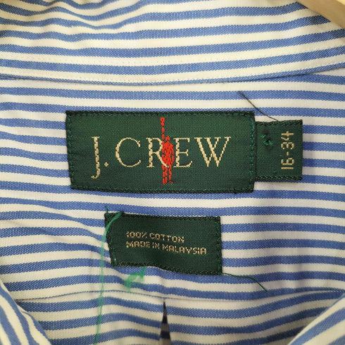 ジェイクルー J.CREW 巨人タグ マレーシア製 ストライプシャツ メンズ 16-34