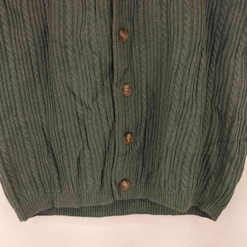 トミーヒルフィガー TOMMY HILFIGER 90s ケーブルニットベスト メンズ JPN:M