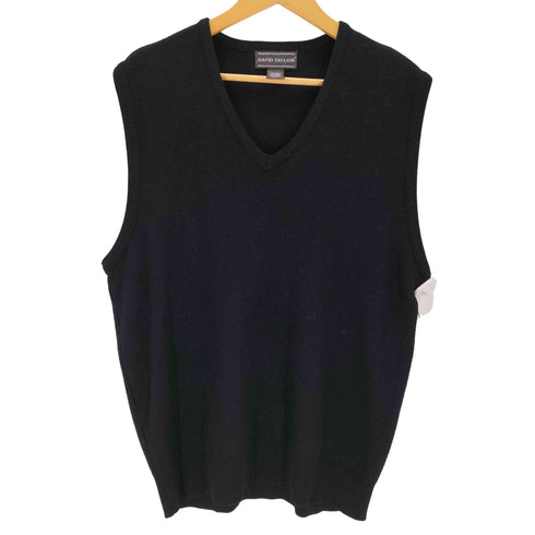 デヴィッドテイラー david taylor 90-00S USA製 Vネックベスト メンズ JPN:L