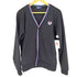 フレッドペリー FRED PERRY ジャージー素材 ラインデザインカーディガン メンズ K