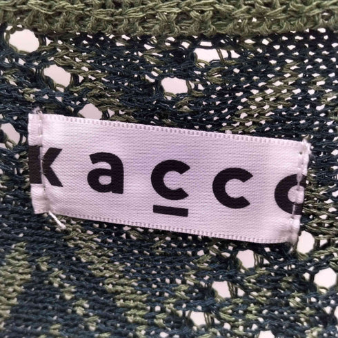 KACCO SHEER LACE KNIT VEST レディース JPN:M
