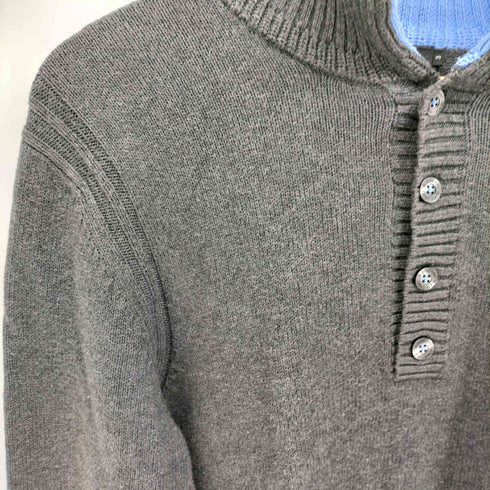 バーバリーブラックレーベル BURBERRY BLACK LABEL ハーフボタン ニット メンズ 3