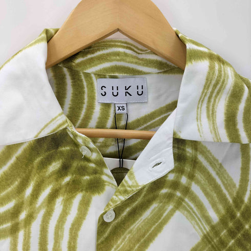 SUKU HOME SHADOW SUMMER PYJAMAS 半袖柄シャツ メンズ XS