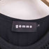ゴム gomme 素材切替 メッシュノースリーブカットソー レディース M