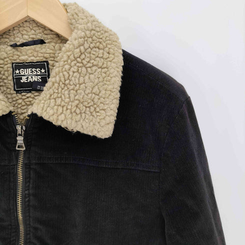 ゲスジーンズ GUESS JEANS 裏地 ボア コーデュロイ フライト ジャケット レディース import:M