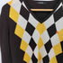 バーバリーブラックレーベル BURBERRY BLACK LABEL アーガイルVネックニットセーター メンズ 3