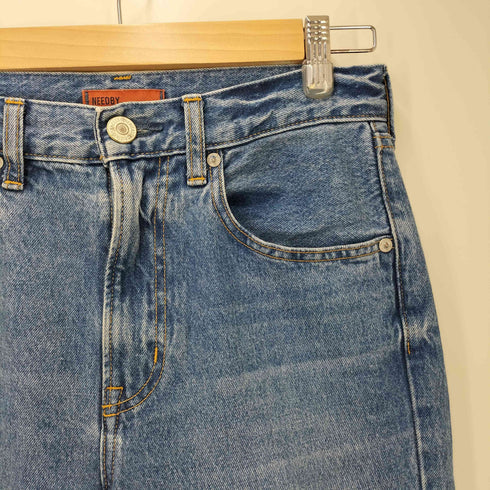 イエナ IENA NEEDBY heritage JOE 80s MD BLUE デニム パンツ レディース 25