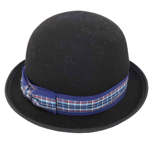 キャンディストリッパー Candy Stripper CHECK RIBBON BOWLER HAT レディース
