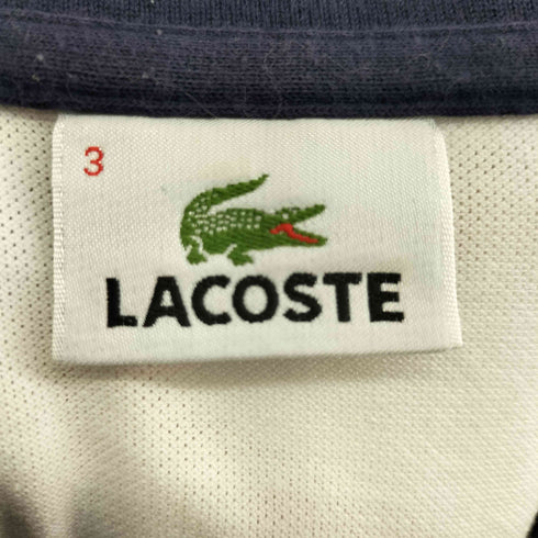 ラコステ LACOSTE バイカラー S/S ポロシャツ レディース 3