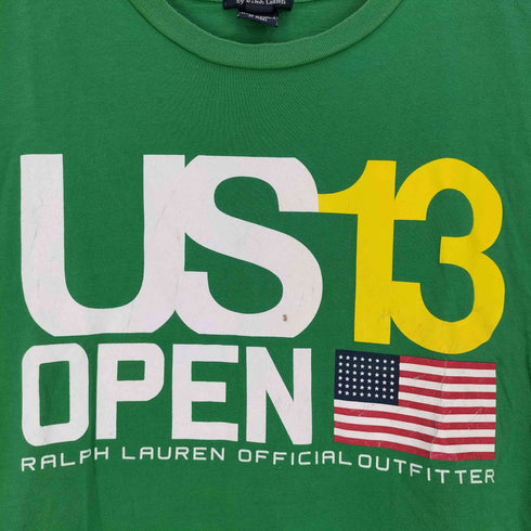 ポロバイラルフローレン Polo by RALPH LAUREN 2013 テニスプリント Tシャツ レディース import:L