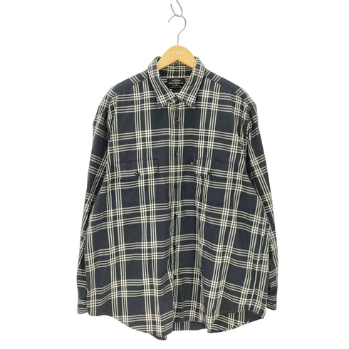 ポロジーンズカンパニーラルフローレン POLO JEANS COMPANY RALPH LAUREN 90S チェック柄 両フラップ コットン 長袖シャツ メンズ JPN:XL