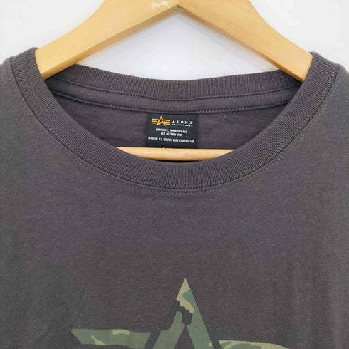 アルファインダストリーズ ALPHA INDUSTRIES 長袖 プリントTシャツ メンズ JPN:L