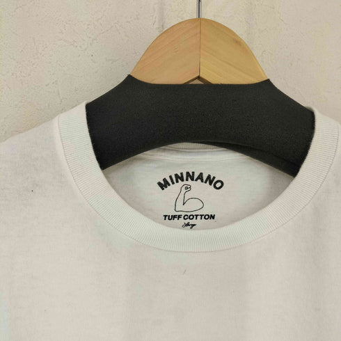 ミンナノ MIN-NANO MINNANO×BLUE LUG ロゴプリントTシャツ メンズ