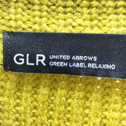 ユナイテッドアローズグリーンレーベルリラクシング UNITED ARROWS green label relaxing ジップアップニットカーディガン メンズ