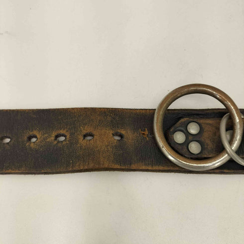 ブラックミーンズ BLACKMEANS 4連リング レザーベルト SID RING BELT メンズ
