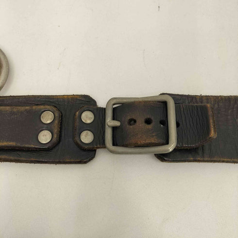 ブラックミーンズ BLACKMEANS 4連リング レザーベルト SID RING BELT メンズ