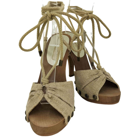 ステラマッカートニー STELLA McCARTNEY ウッドヒールサンダル レディース 35 1/2