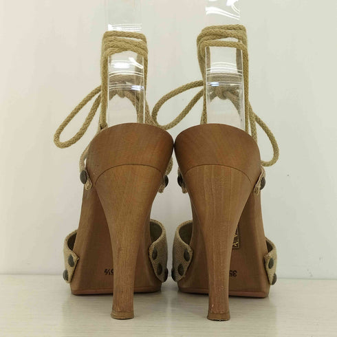 ステラマッカートニー STELLA McCARTNEY ウッドヒールサンダル レディース 35 1/2