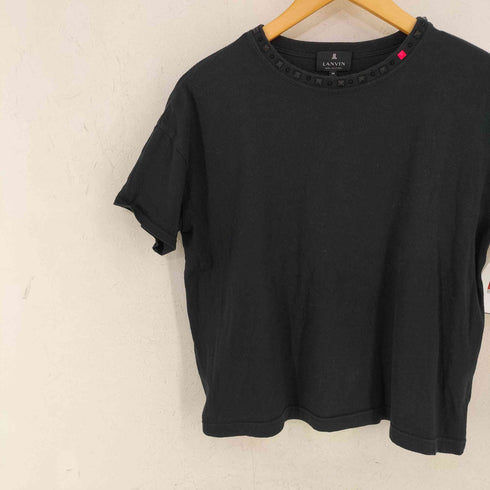 ランバンコレクション LANVIN COLLECTION スタッズ クルーネックTシャツ レディース FR:38