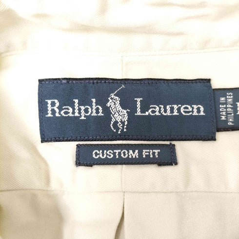 ラルフローレン RALPH LAUREN CUSTOM FIT ポニー刺繍コットンシャツ メンズ M